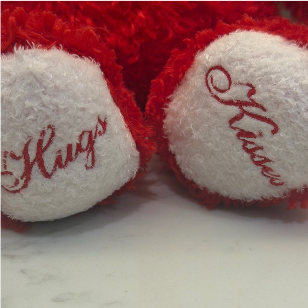 Build-A-Bear Red Hugs and Kisses Teddy Bear Valentine Plush Heart Swirl 16 inch - Picture 5 of 8